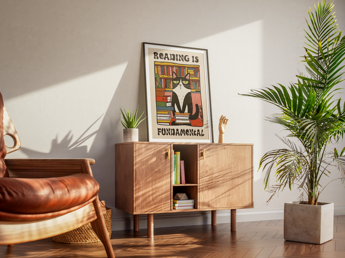 “Reading Is Foundamental” - Premium Cotton Canvas Wall Art