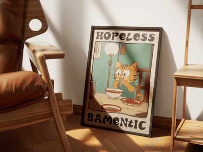 “Hopeless Ramentic” - Premium Cotton Canvas