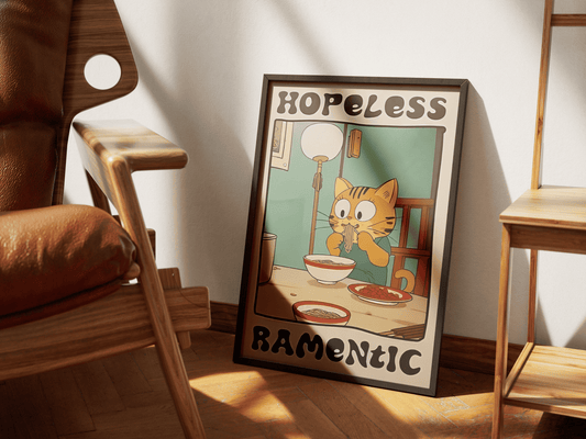“Hopeless Ramentic” - Premium Cotton Canvas