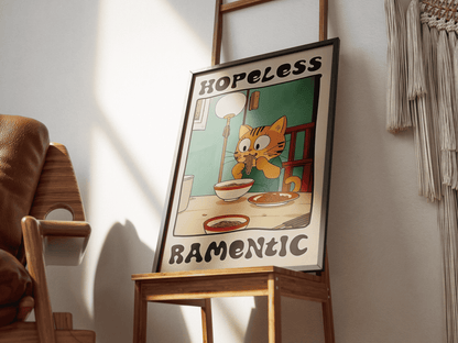 “Hopeless Ramentic” - Premium Cotton Canvas