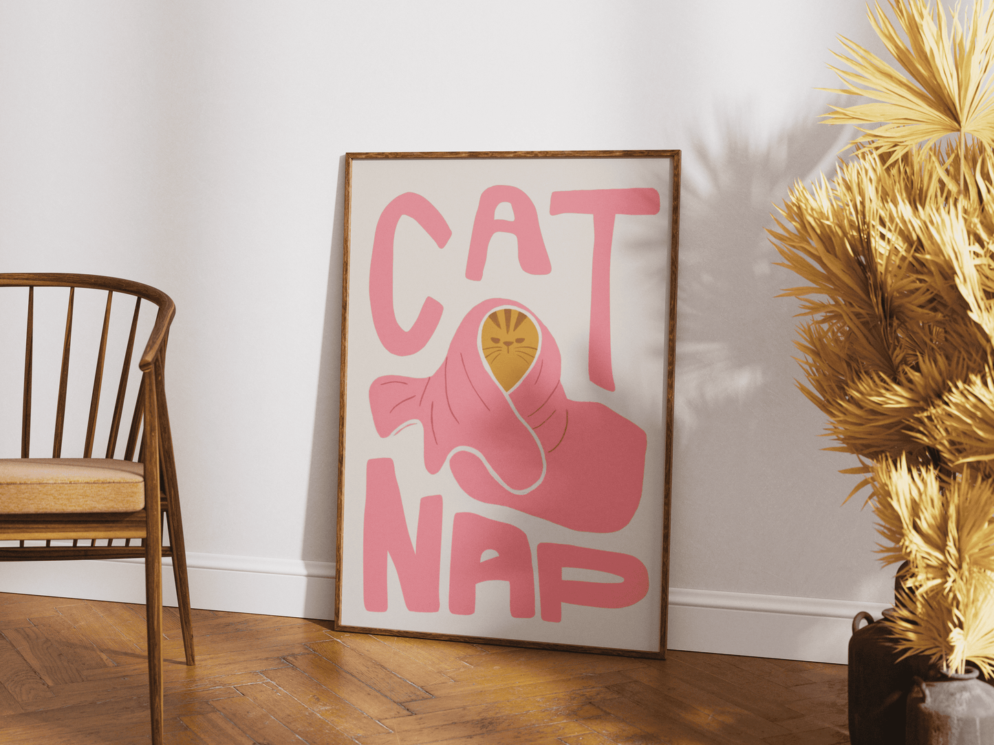 “Cat Nap” - Premium Cotton Canvas Wall Art